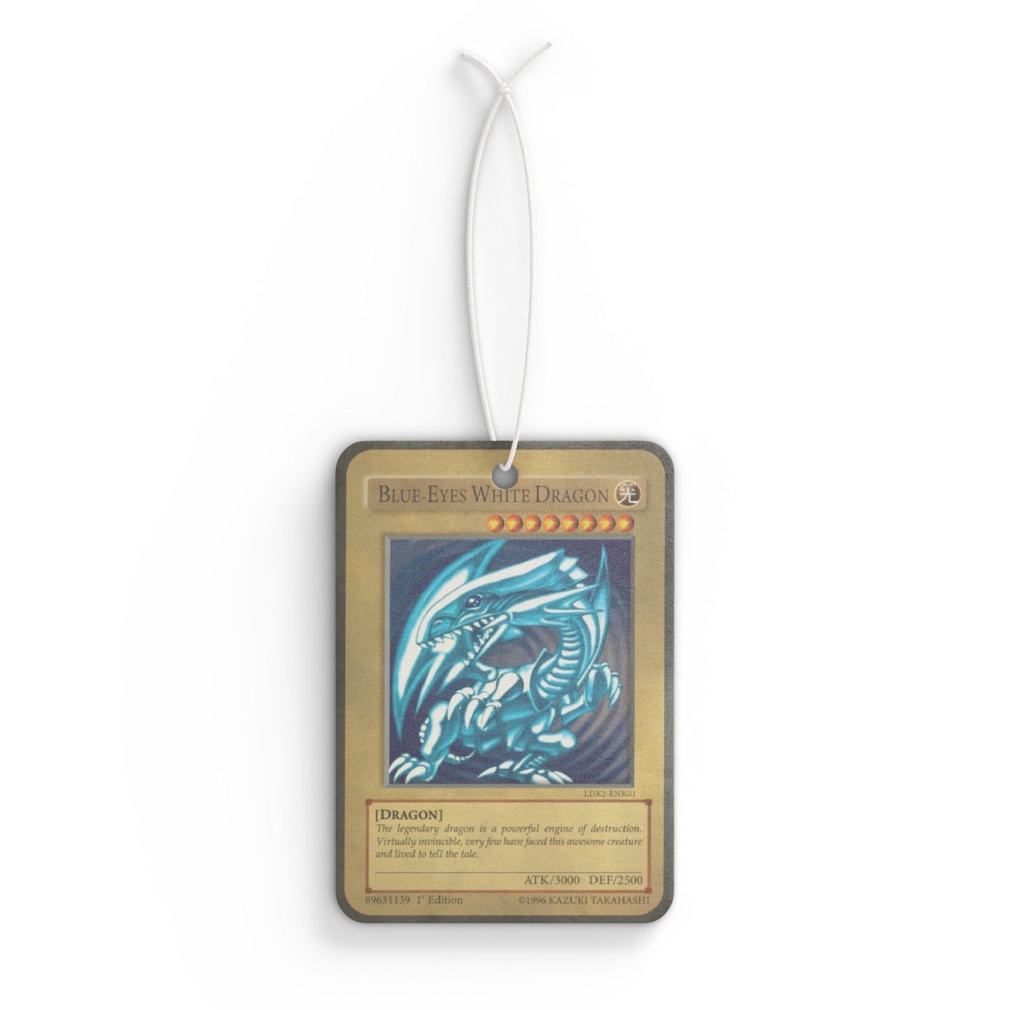 Blue Eyes White Dragon Car Air Freshener