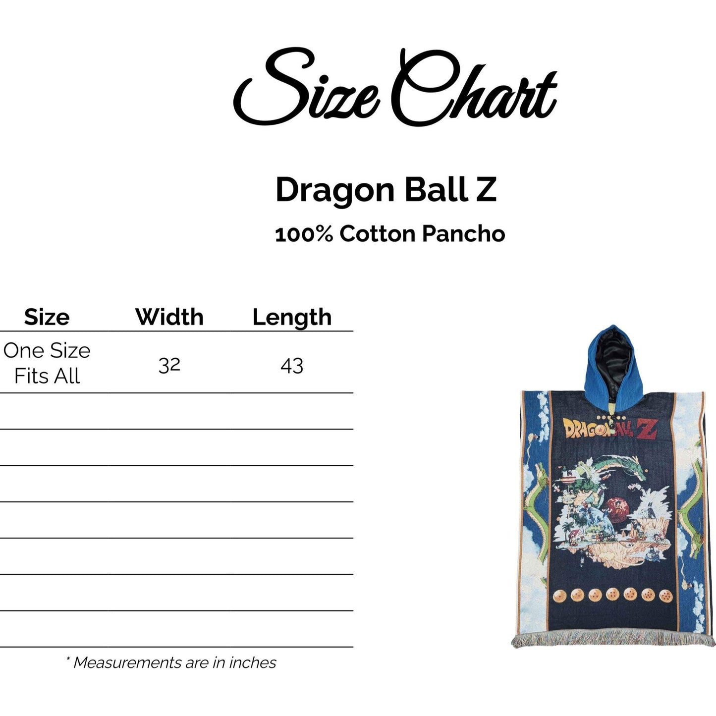 Dragon Ball Z Poncho